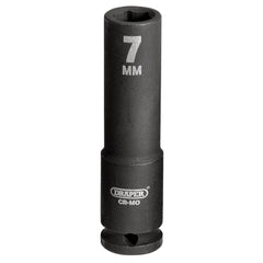 Draper HI-TORQ® 6 Point Deep Impact Socket, 1/4" Sq. Dr., 7mm 05185