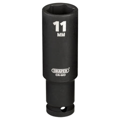 Draper HI-TORQ® 6 Point Deep Impact Socket, 1/4" Sq. Dr., 11mm 05189