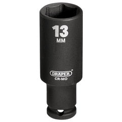 Draper HI-TORQ® 6 Point Deep Impact Socket, 1/4" Sq. Dr., 13mm 05191