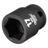 Draper HI-TORQ® 6 Point Impact Socket, 3/8" Sq. Dr., 17mm 06877