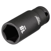Draper HI-TORQ® 6 Point Deep Impact Socket, 3/8" Sq. Dr., 18mm 06891