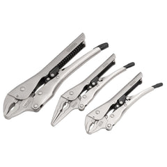 Draper Auto Locking Pliers Set (3 Piece) 07103