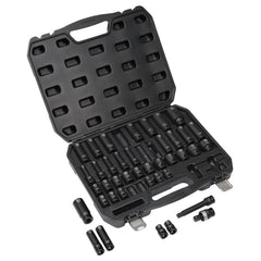 Draper Hi-TORQ® Impact Socket Set, 1/2" Sq. Dr. (40 Piece) 07106