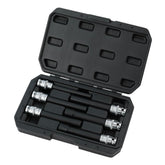 Draper Extra Long E-Type Sockets, 1/2" Sq. Dr. (6 Piece) 07125