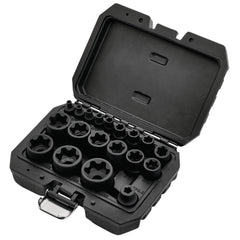 Draper External Torx Plus Socket Set, 1/4", 3/8", 1/2" Sq. Dr. (19 Piece) 07128