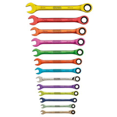 Draper HI-TORQ® Metric Ratchet Combination Spanner Set (13 Piece) 07142
