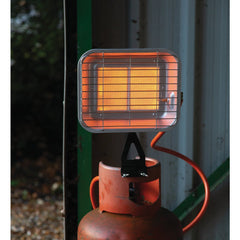 Draper Bottle-Mounted Propane Space Heater, 15,354 BTU/4.5kW