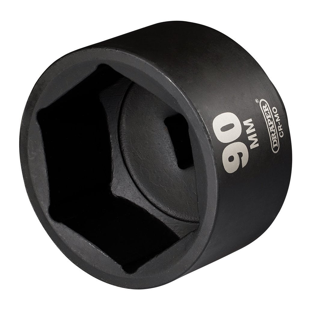 Draper HI-TORQ® Impact Socket, 1" Sq. Dr. 90mm 08507