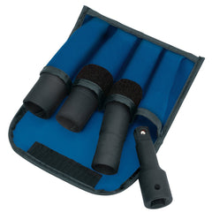 Draper Expert Wheel Nut Double Impact Socket Kit, 1/2" Sq. Dr. (4 Piece) 09539
