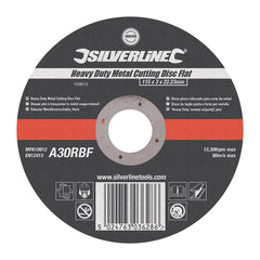 Silverline Heavy Duty Metal Cutting Disc Flat 103610