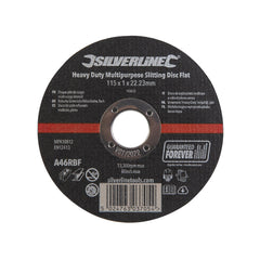 Silverline Heavy Duty Multipurpose Slitting Disc Flat 103672