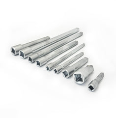 Hilka 9 pce 1/2", 3/8", 1/4" Extension Bar Set 11090009