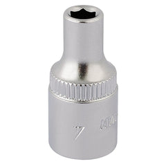 Draper Elora Hexagon Socket, 1/4" Sq. Dr., 4mm 11091