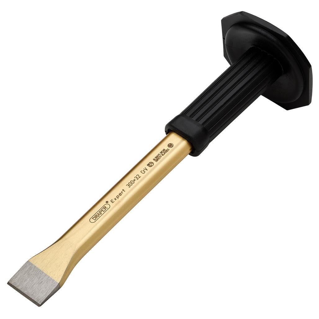 Draper Expert Flat Cold Chisel with Hand Grip, 300 x 32mm 11152