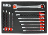 Hilka 12 pce EVA Ratchet Spanner Set Metric 11405512