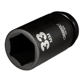 Draper Hi-TORQ® Deep Impact Socket, 3/4" Sq. Dr., 33mm 11899