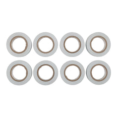 Draper Expert Insulation Tape to BSEN60454/Type2, 10m x 19mm, White (Pack of 8) 11911