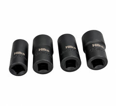 Hilka 5 pce 1/2" Nut & Bolt Remover Twist Socket Set 12400201