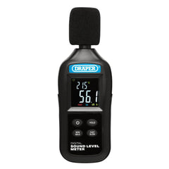 Draper Handheld Digital Sound Level Meter, 35-135dB and -20 to +70°C