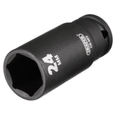 Draper HI-TORQ® Deep Impact Socket, 1/2" Sq. Dr., 24mm 12746