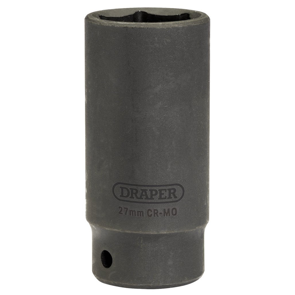 Draper HI-TORQ® Deep Impact Socket, 1/2" Sq. Dr., 27mm 12748