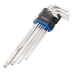 Draper Metric Extra Long Arm Ball End Hex Key Set (9 Piece) 12809