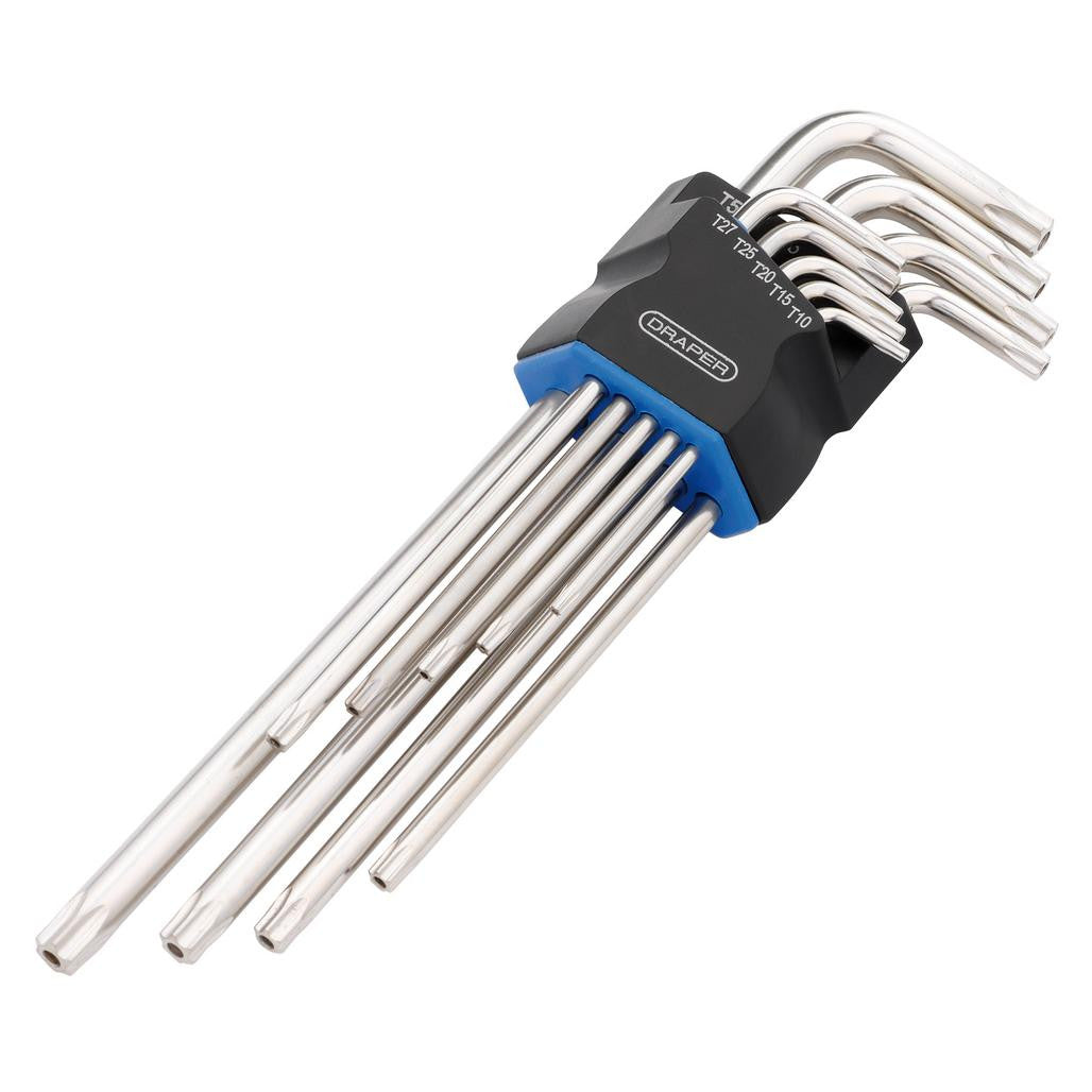 Draper TX-STAR® Extra Long Arm Security Key Set (9 Piece) 12813