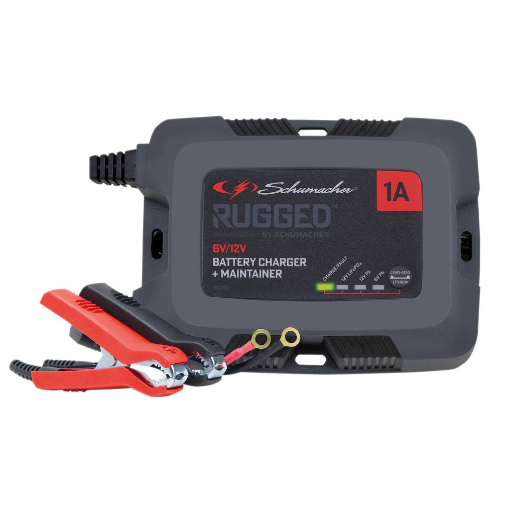 Draper Schumacher® Rugged SPX457, 1A 6/12V Battery Charger and Maintainer 12881