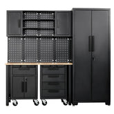 Draper Single Garage Workstation with Roller Cabinets 13269