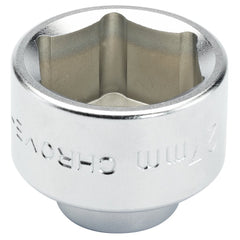 Draper Expert Oil Filter Cap Socket, 3/8" Sq. Dr., 27mm 13425