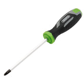 Draper Pound Thru Pozi Soft Grip Screwdriver, PZ2 x 125mm 13452