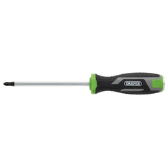 Draper Pound Thru Pozi Soft Grip Screwdriver, PZ2 x 125mm 13452
