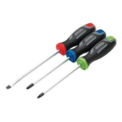 Draper Pound Thru Soft Grip Screwdriver Set (3 Piece) 13486