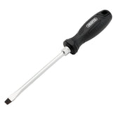 Draper Slotted Hard Grip Screwdriver, 8 x 150mm 13552