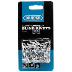 Draper Blind Rivets, 3.2 x 10.8mm (50 Piece) 13555