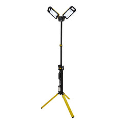 Draper 230V SMD LED Rechargeable Tripod Site Light, 50W, 5000 Lumens, Charging Adaptor Supplied 13885