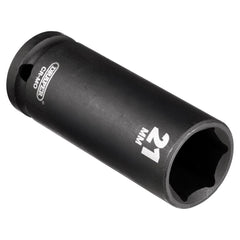 Draper HI-TORQ® Deep Impact Socket, 1/2" Sq. Dr., 21mm 14104