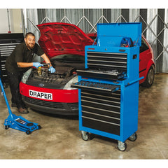 Draper Tool Chest, 5 Drawer, 26", Blue 14604