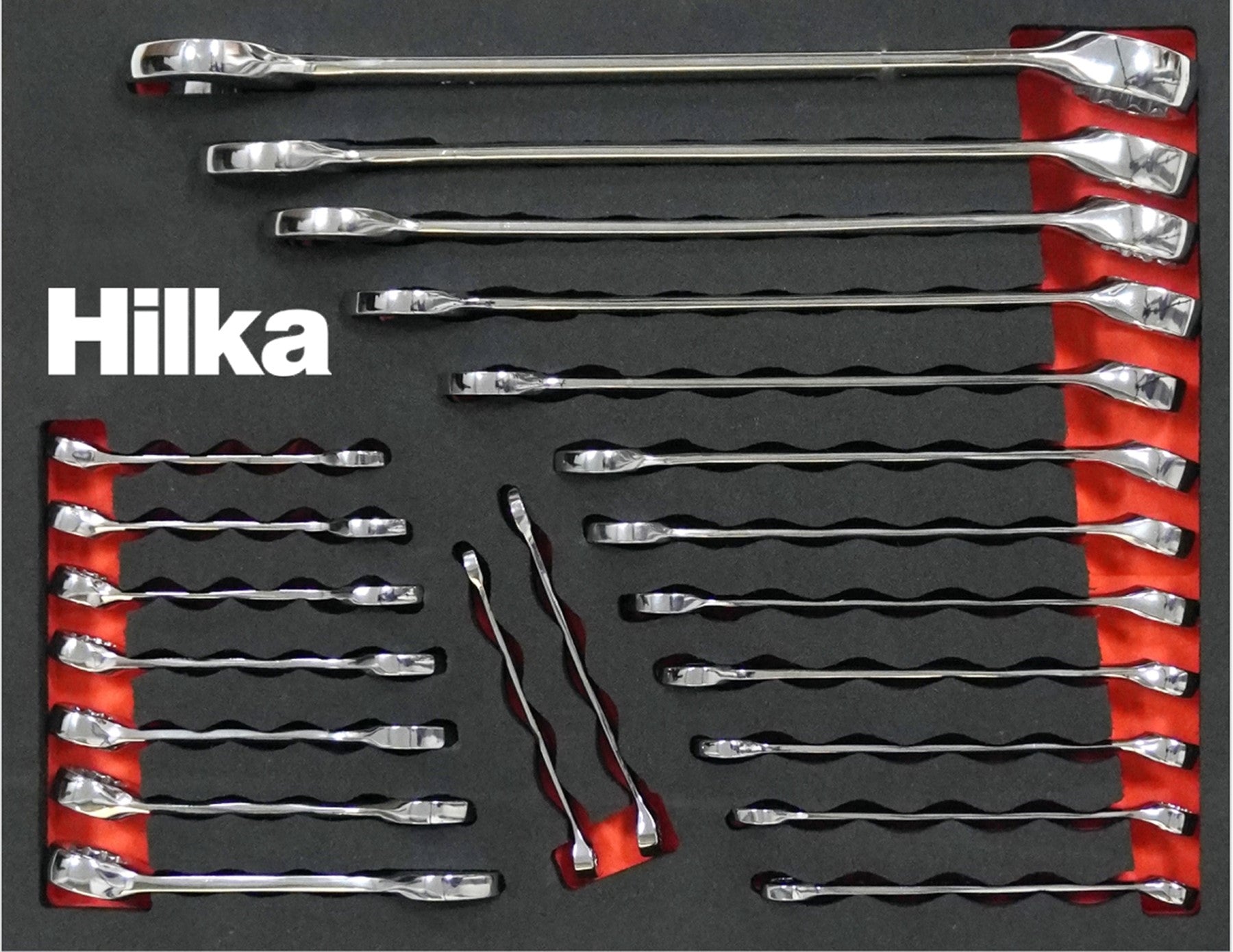Hilka 21 pce Combination EVA Spanners Set Metric 16102102