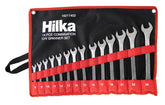Hilka 14 pce Combination Spanner Set in Pouch Metric 16211402