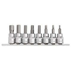Draper Expert Metric Hex. Socket Bit Set, 3/8" Sq. Dr., 48mm (8 Piece) 16285