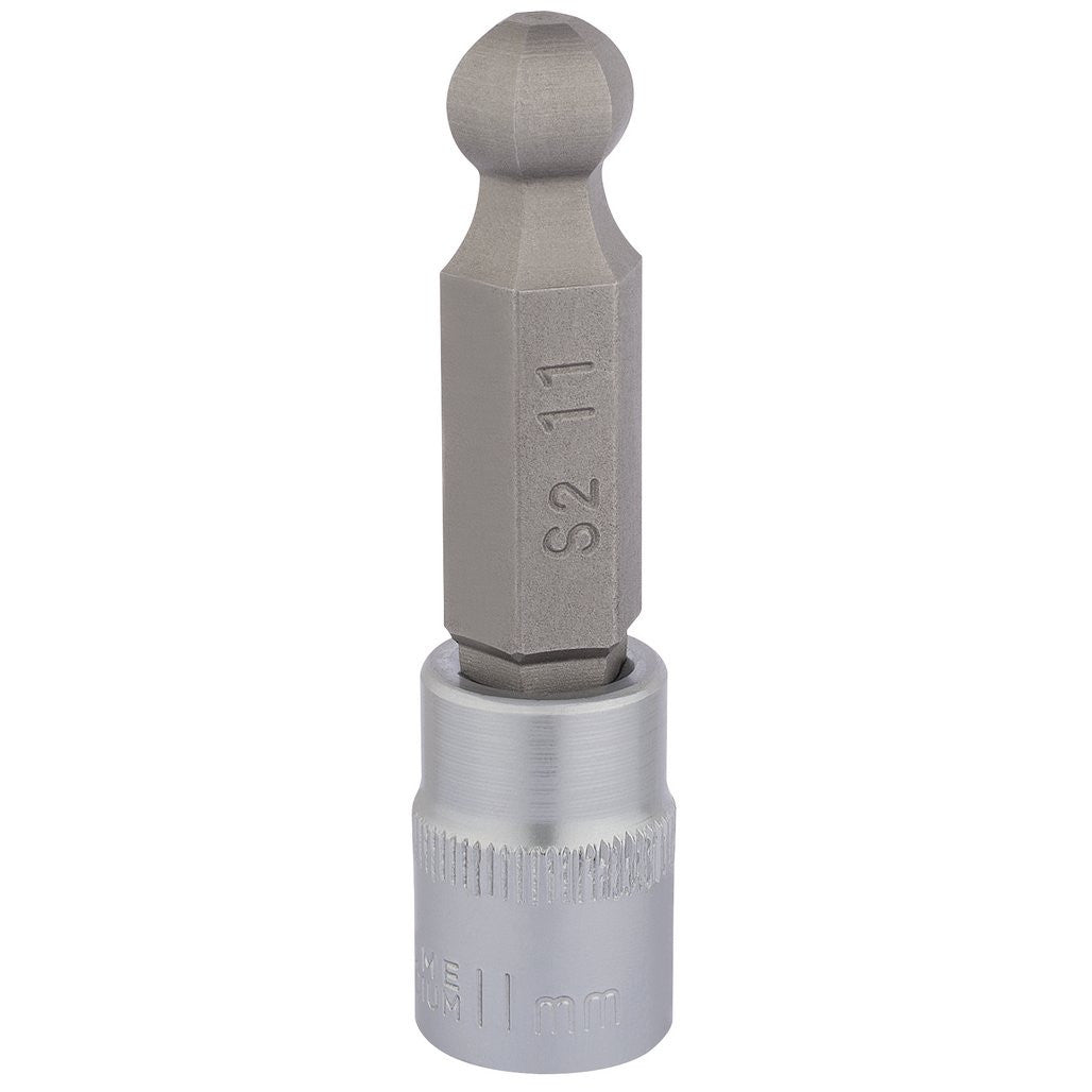Draper Expert Ball End Hexagonal Socket Bits, 3/8" Sq. Dr., 11mm 16294