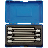 Draper Expert Hexagonal Socket Bit Set, 3/8" Sq. Dr. (7 Piece) 16297