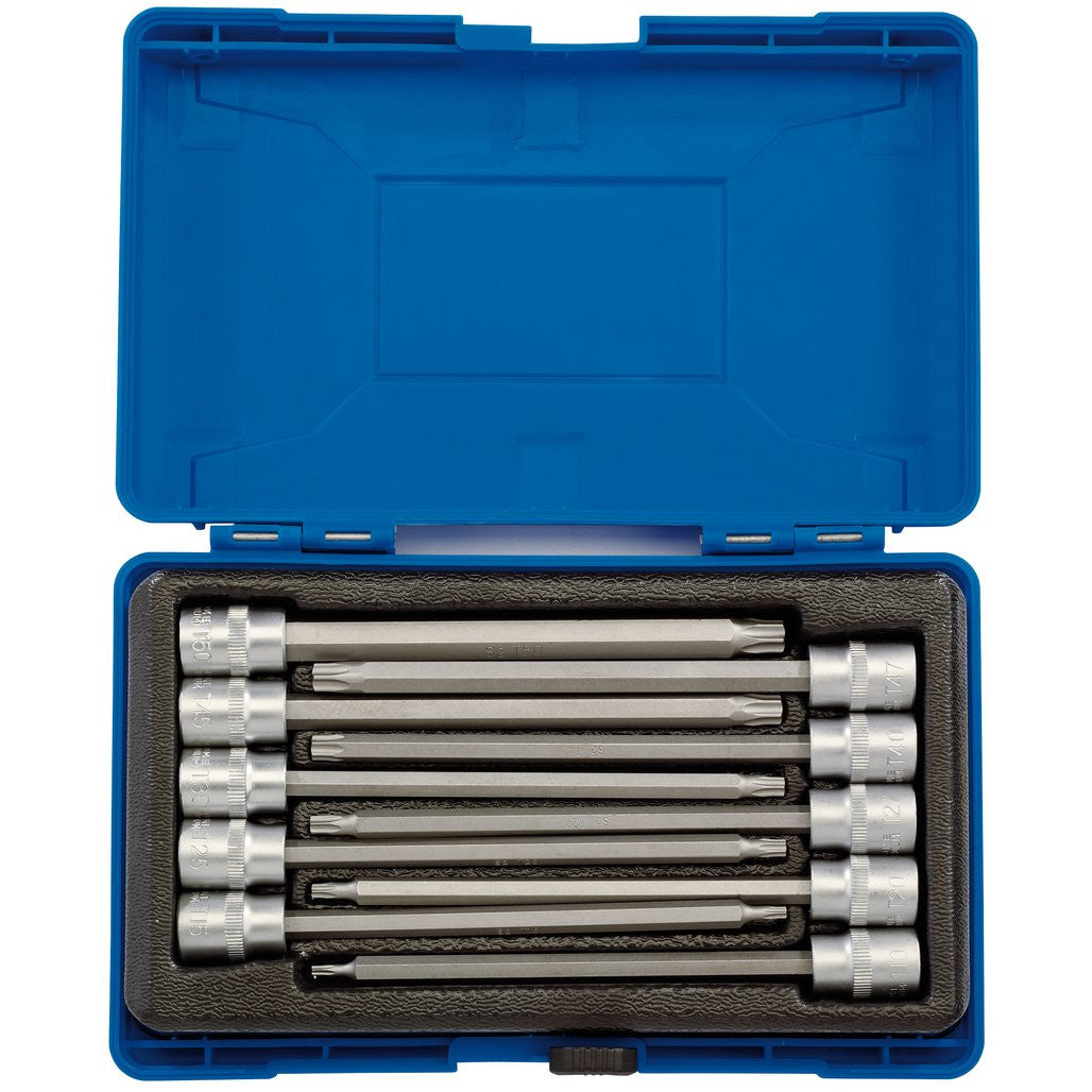 Draper Expert TX-STAR® Long Socket Bit Set, 3/8" Sq. Dr., 150mm (10 Piece) 16311