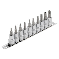 Draper Expert TX-STAR® Security Socket Bit Set, 3/8" Sq. Dr., 48mm (10 Piece) 16332