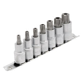 Draper Expert TX-STAR® Security Socket Bit Set, 1/2" Sq. Dr., 55mm (7 Piece) 16334