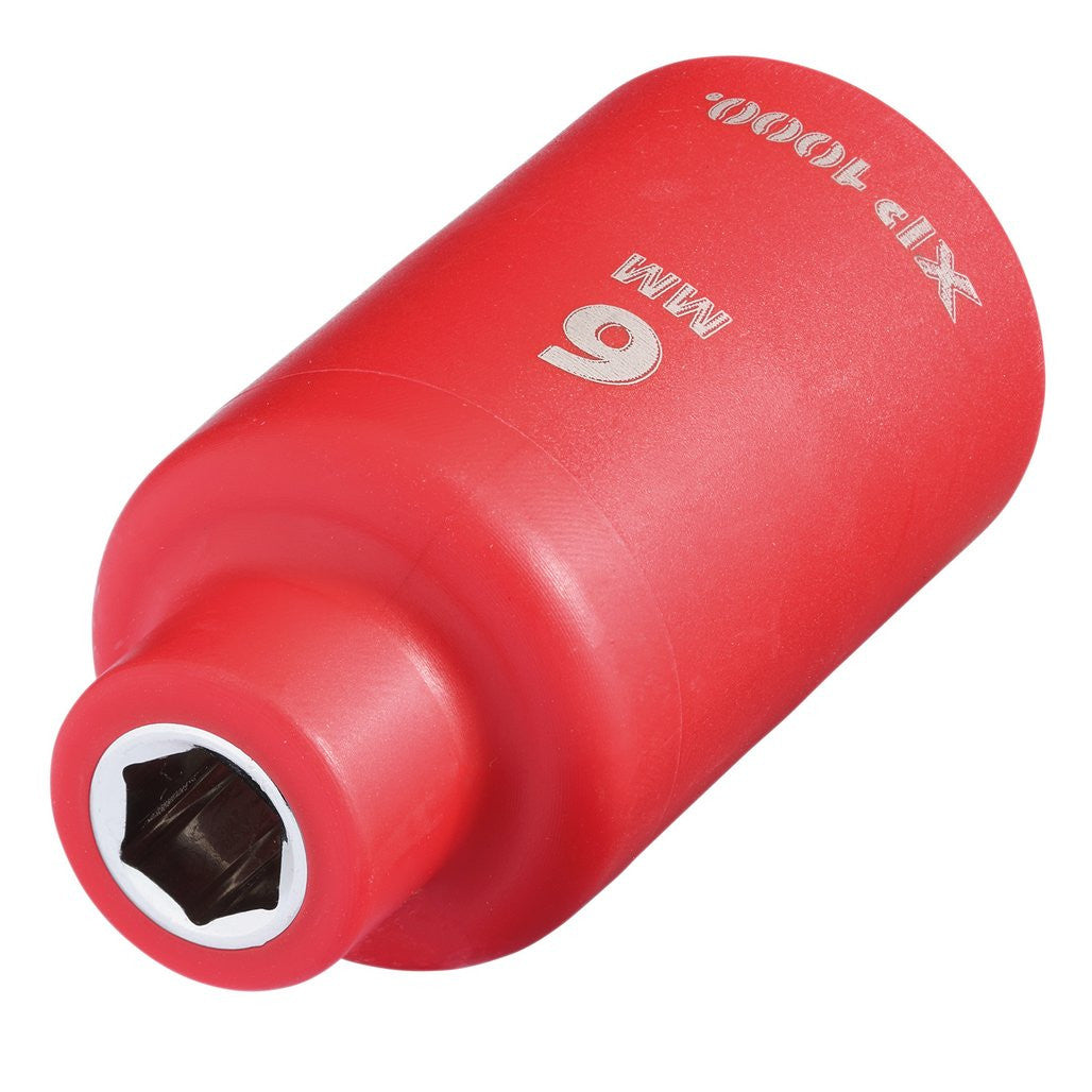 Draper XP1000® VDE Socket, 3/8" Sq. Dr., 6mm 16335