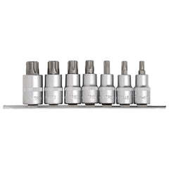 Draper Expert TX-STAR® Plus Socket Bit Set, 1/2" Sq. Dr., 55mm (7 Piece) 16341