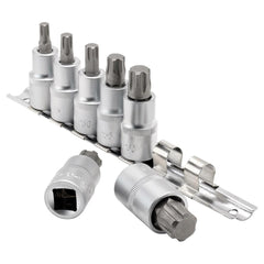 Draper Expert TX-STAR® Plus Socket Bit Set, 1/2" Sq. Dr., 55mm (7 Piece) 16341