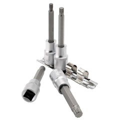 Draper Expert Spline Socket Bit Set, 1/2" Sq. Dr. (4 Piece) 16350